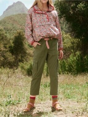 The Great x Eddie Bauer Olive Green Cargo Pants Gorpcore Utility Womens Size 8